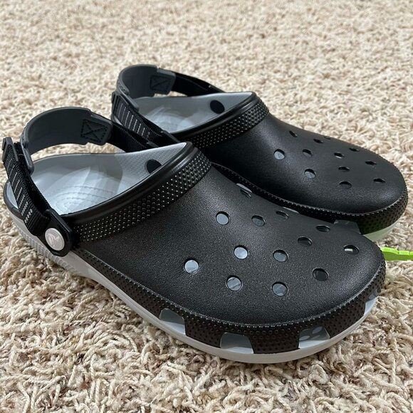 Crocs Men\'s Classic Turbo Clogs Shoes Black, Men’s Size 8/Women’s Size 10 (New) main image 15